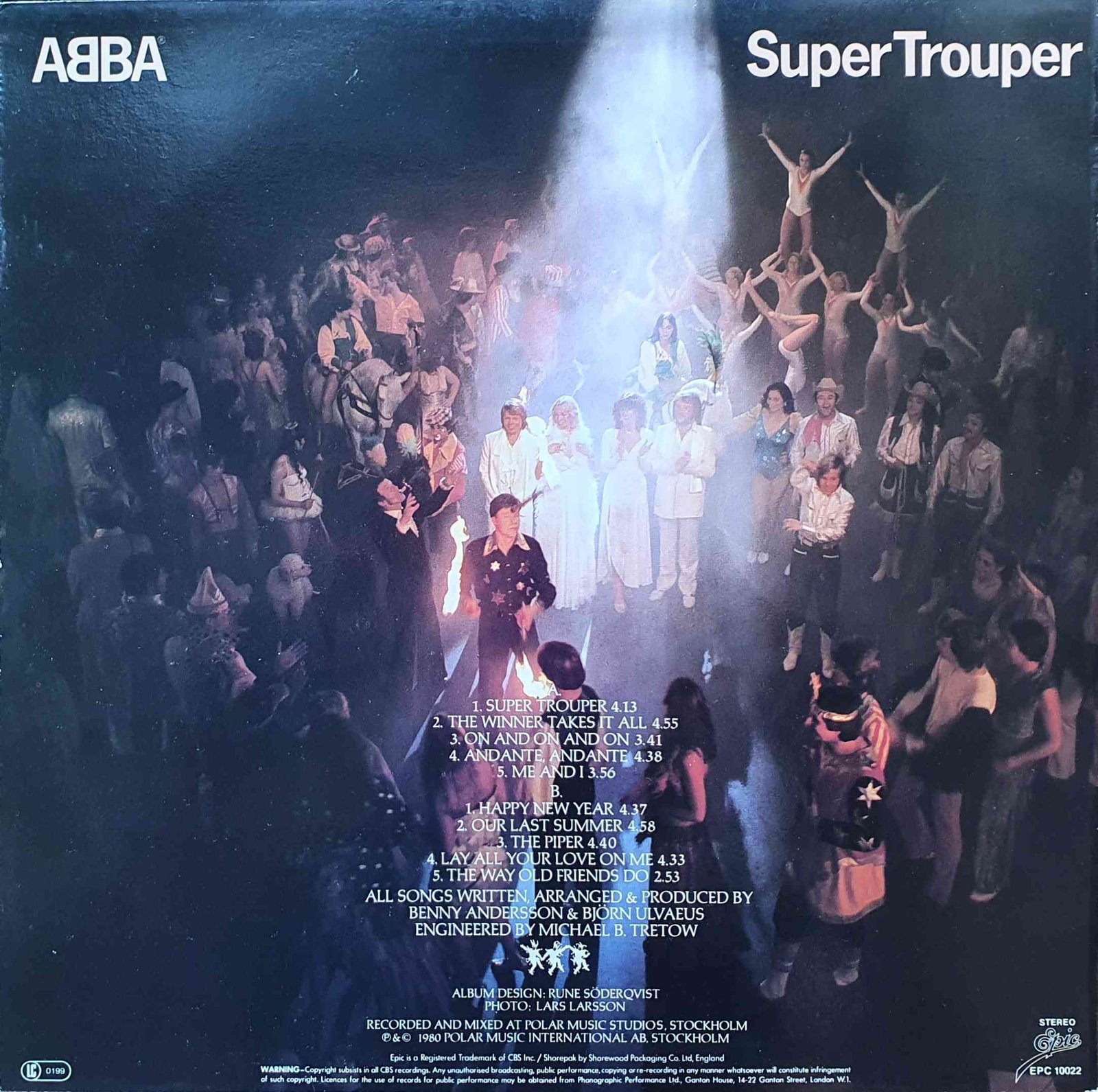 Picture of EPC 10022 Super Trouper by artist Abba 